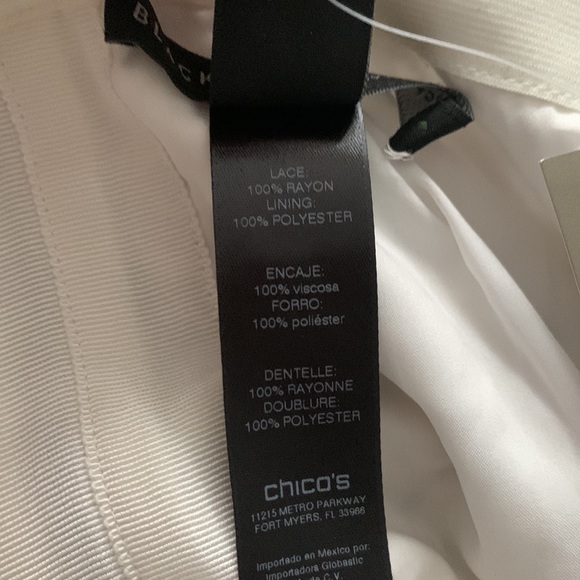 Chico’s NWT Black Label Midi Lace Skirt size 0= Small=size 4 - Picture 14 of 14
